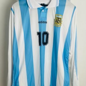 Camiseta Retro Argentina '94 M/Larga titular Maradona